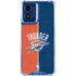 NBA OKC Thunder Split Moto G 5G (2024) Clear Case
